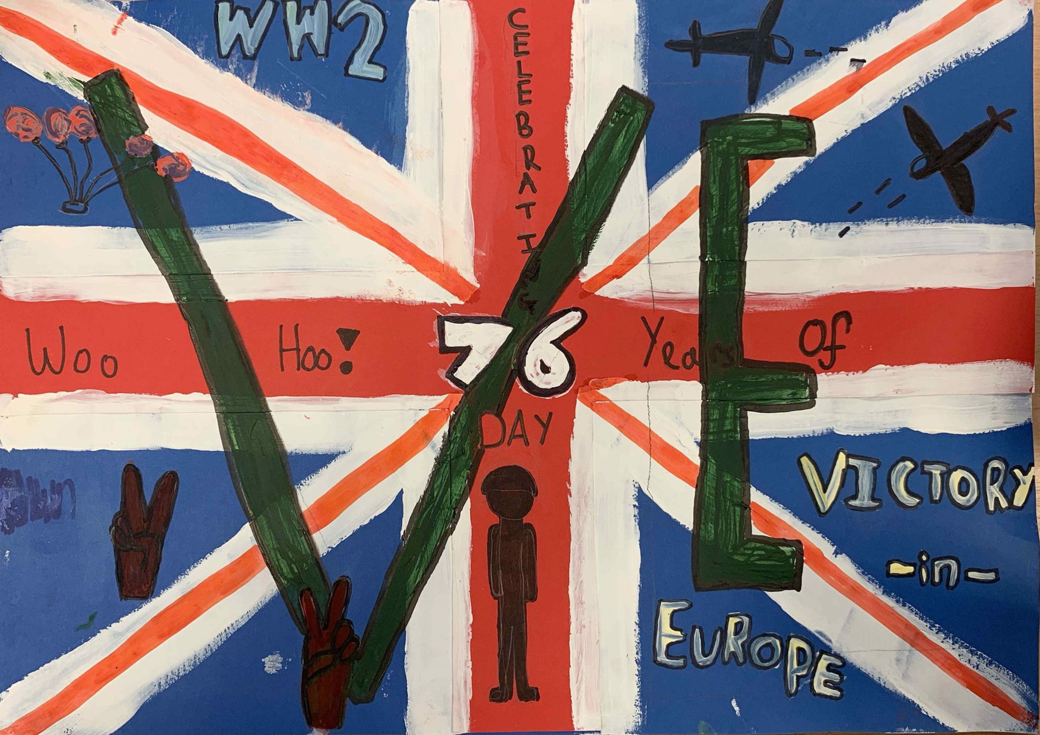 KS2 Entries from the VE Day Poster Competition
