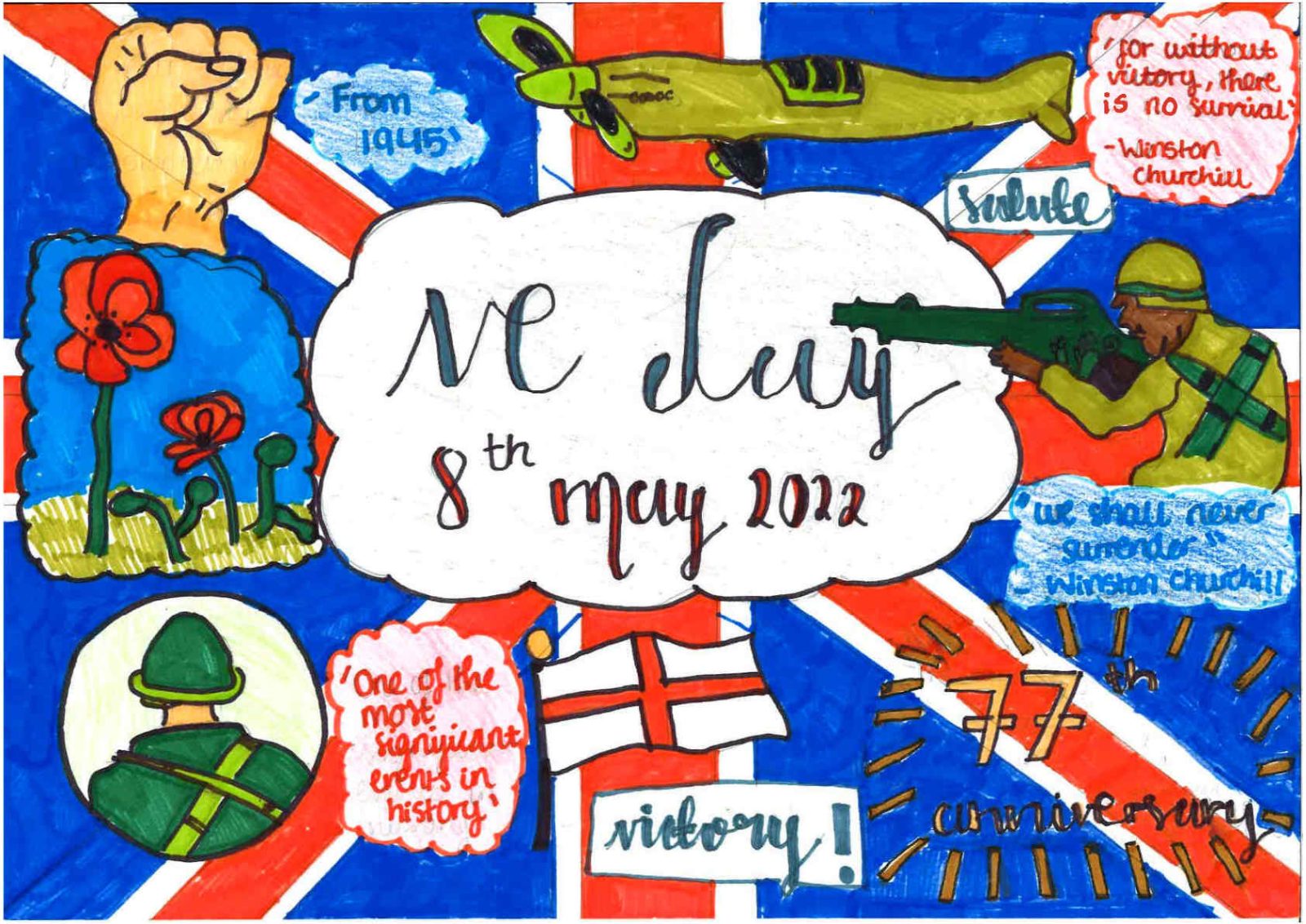 KS3 4 VE Day Poster Competition